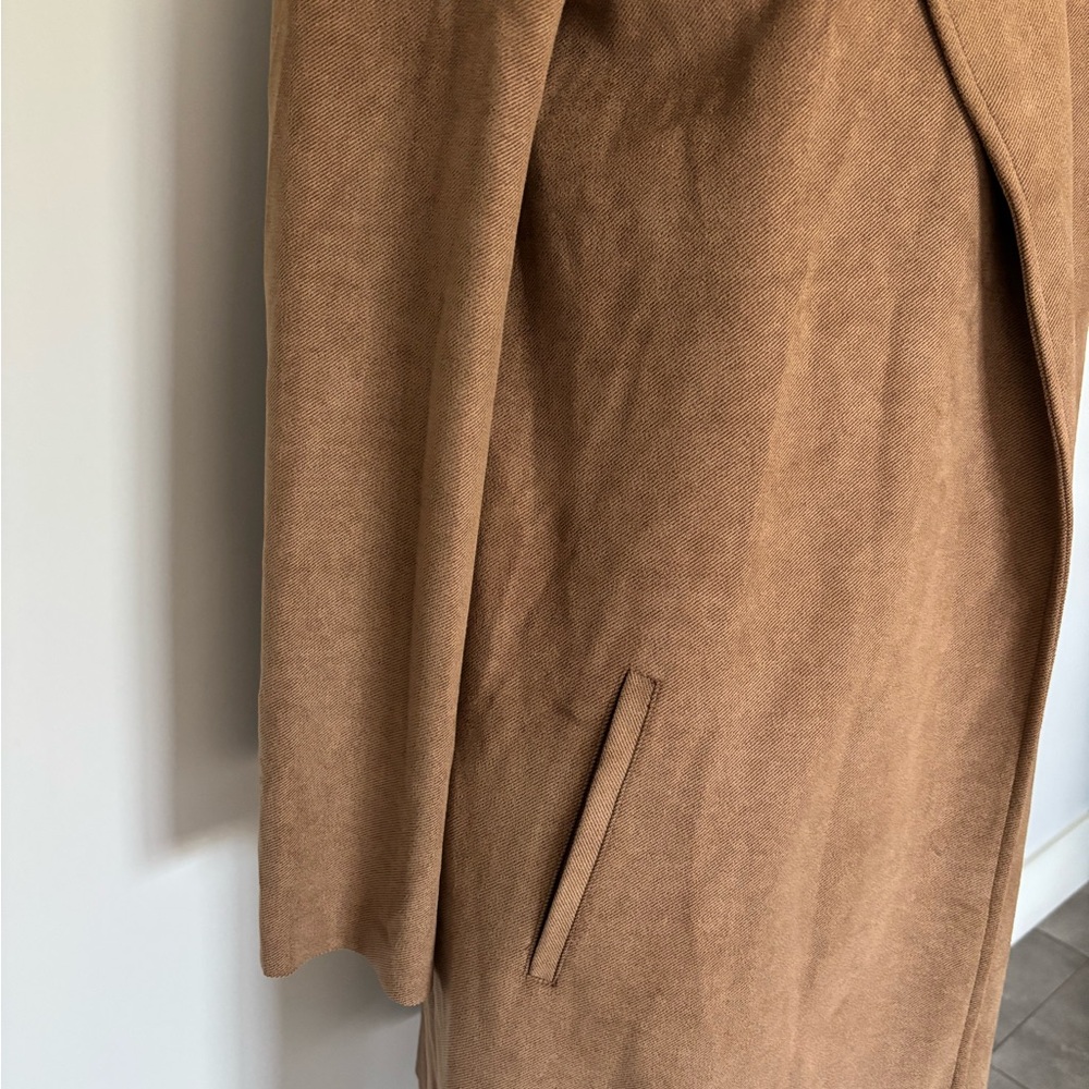 Zara Tan Women's Cape Coat - Picture 2 of 6